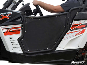 SuperATV Can-Am Maverick Aluminum Doors, front view