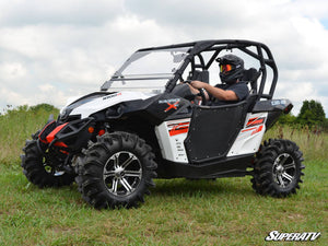 SuperATV Can-Am Maverick Aluminum Doors, mounted view