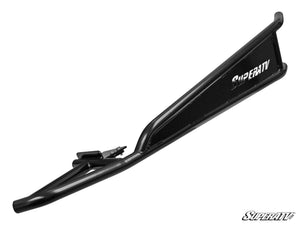 SuperATV Can-Am Maverick 1000 Rock Slider Nerf Bars, installed view