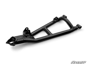 SuperATV Can-Am X3 front A-arms with adjustable pivot blocks in Black