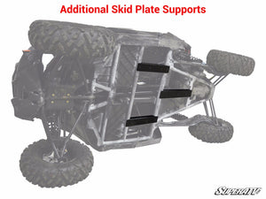 SuperATV Can-Am Maverick X3 / X3 MAX Full Skid Plate, installed view