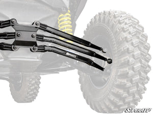 SuperATV high-clearance boxed radius rods for Can-Am Maverick X3 product photo
