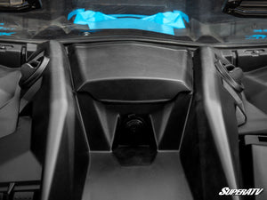 SuperATV center defrost vent installed in the Can-Am Maverick X3 dash