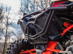 SuperATV Can-Am Maverick X3 / X3 MAX Rear Bumper, mounted view