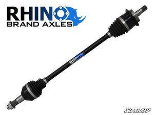SuperATV Rhino Brand axle for the Can-Am Maverick Turbo with a Big Lift Kit, product view