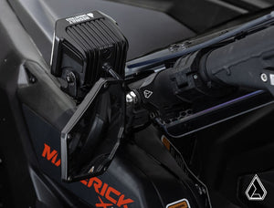 Assault Industries Side Mirror Light Mount Brackets, side view