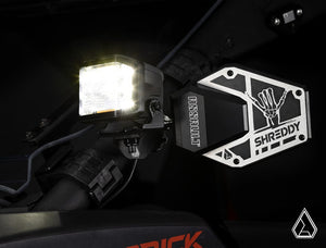 Assault Industries Side Mirror Light Mount Brackets, detail view