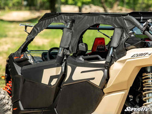 SuperATV Can-Am Maverick X3 MAX Primal Soft Cab Upper Doors, angle view