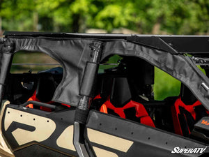 SuperATV Can-Am Maverick X3 MAX Primal Soft Cab Upper Doors, mounted view