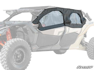 SuperATV Can-Am Maverick X3 MAX Primal Soft Cab Upper Doors, front view