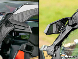 SuperATV Can-Am Maverick X3 MAX Primal Soft Cab Upper Doors, installed view