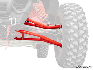 SuperATV 2 inch forward offset high-clearance A-arms for Can-Am Maverick X3, Can-Am Red