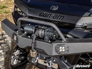 SuperATV Can-Am Defender HD11 / HD10 / HD9 / HD8 Winch-Ready Front Bumper, top view
