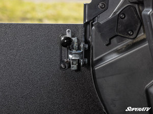 SuperATV Can-Am Defender MAX HDPE Half Doors, mounted view