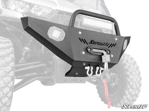 SuperATV Can-Am Defender Heavy Weight Winch-Ready Front Bumper, front view