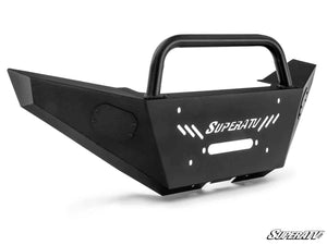 SuperATV Can-Am Defender Heavy Weight Winch-Ready Front Bumper, alternate angle