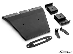 SuperATV Can-Am Defender Heavy Weight Winch-Ready Front Bumper, hardware detail