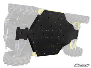SuperATV Can-Am Defender HD10 / HD9 / HD8 / HD11 Full Skid Plate, installed view