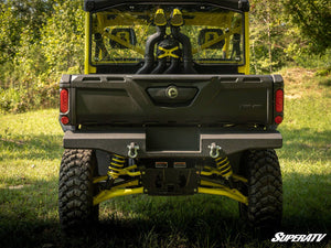 SuperATV Can-Am Defender HD10 / HD9 / HD8 Sheet Metal Rear Bumper, installed view