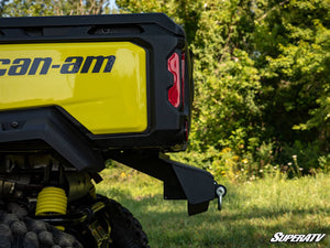SuperATV Can-Am Defender HD10 / HD9 / HD8 Sheet Metal Rear Bumper, mounted view
