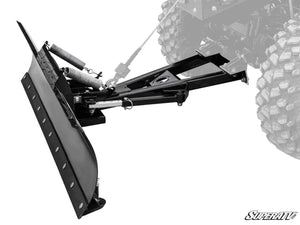 Super ATV Plow Pro steel snow plow blade detail for Can-Am Defender HD10