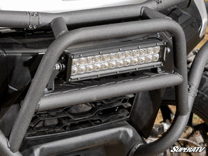 SuperATV Can-Am Defender HD9 / HD8 / HD10 / HD11 / HD7 / HD5 Front Bumper, alternate angle