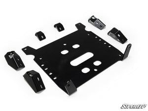 SuperATV Can-Am Defender HD5 frame stiffener installed view