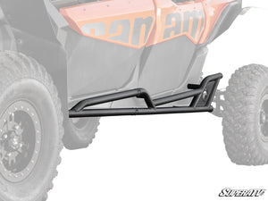 SuperATV Can-Am Maverick X3 MAX Heavy-Duty Nerf Bars, front view