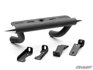 SuperATV Can-Am Maverick R / R MAX Front Bumper, alternate angle