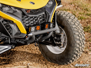SuperATV Can-Am Maverick R / R MAX Front Bumper, mounted view