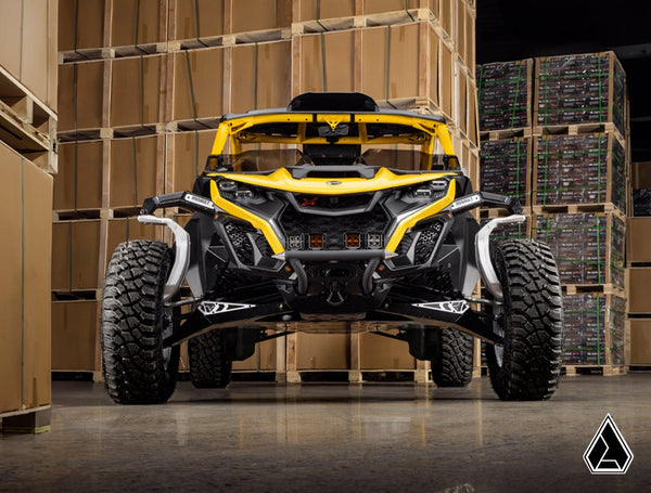 Assault Industries High-Clearance Boxed A-Arms for Can-Am Maverick R – 2.5” Lift, Steel Construction, Heavy-Duty Suspension Upgrade