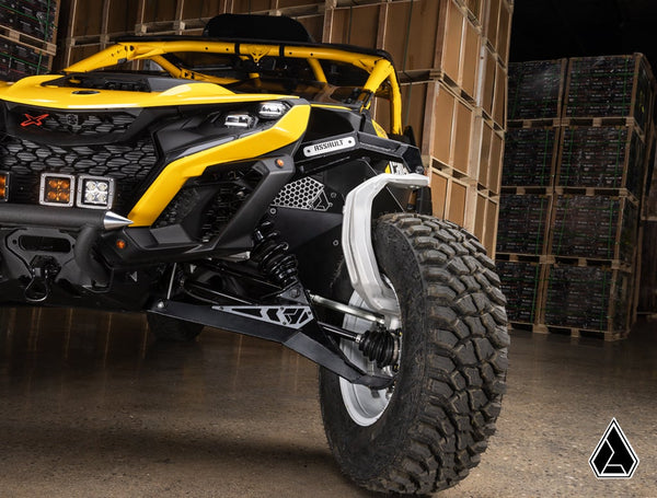 Assault Industries High-Clearance Boxed A-Arms for Can-Am Maverick R – 2.5” Lift, Steel Construction, Heavy-Duty Suspension Upgrade