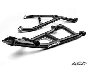 Can-Am Maverick X3 high-clearance A-arms red finish