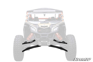 SuperATV high-clearance boxed front A-arms for Can-Am Maverick X3 72 inch