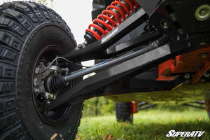 SuperATV X3 boxed A-arms ball joint detail