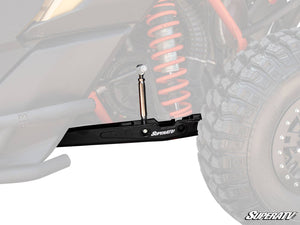 SuperATV 72 inch rear trailing arms for Can-Am Maverick X3 in black powder coat