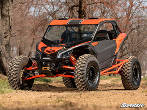 SuperATV Can-Am X3 rear trailing arms with UV-resistant powder coat finish