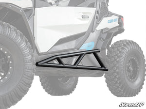 SuperATV Can-Am Maverick Trail Nerf Bars, front view