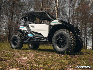 SuperATV Can-Am Maverick Trail Nerf Bars, angle view