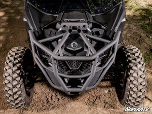SuperATV Can-Am Maverick X3 / X3 MAX Front Bumper, installed view