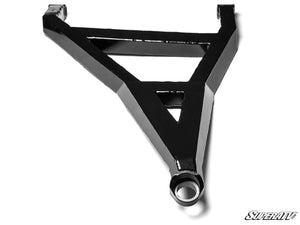 SuperATV Sidewinder A-arms for Can-Am X3, black, ball joint mount detail