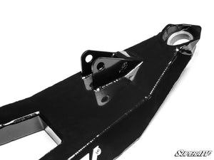 Can-Am Maverick X3 Sidewinder A-Arms 1.5 inch forward offset, black, mounted view
