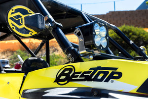 Baja Designs XL Pro LED pod detail for Polaris RZR A-pillar kit