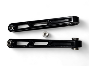 Elektric Off Road billet front sway bar links for Polaris RZR Pro R and Turbo R - black finish