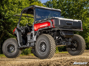 SuperATV CFMOTO UForce U10 Pro heavy-duty nerf bars rear angle
