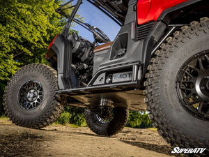 SuperATV CFMOTO UForce U10 Pro heavy-duty nerf bars on-machine view