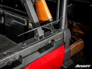SuperATV in-bed gun rack for CFMOTO UForce 800 detail view