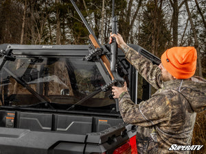 SuperATV in-bed gun rack for CFMOTO UForce 600 top view