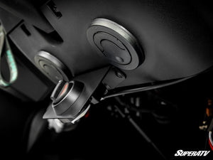 CFMOTO UForce U10 Pro in-dash heater defrosting the windshield