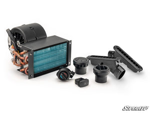 Super ATV UForce U10 Pro in-dash cab heater installed